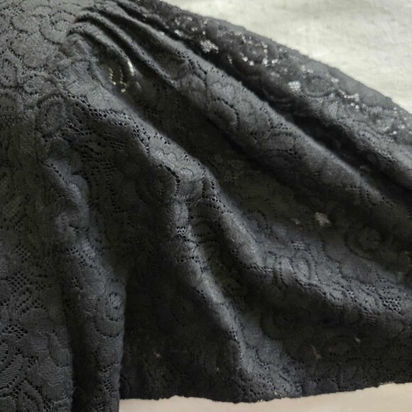 Vintage Simon Chang - Lace High-Low Dress - Picture 13 of 14